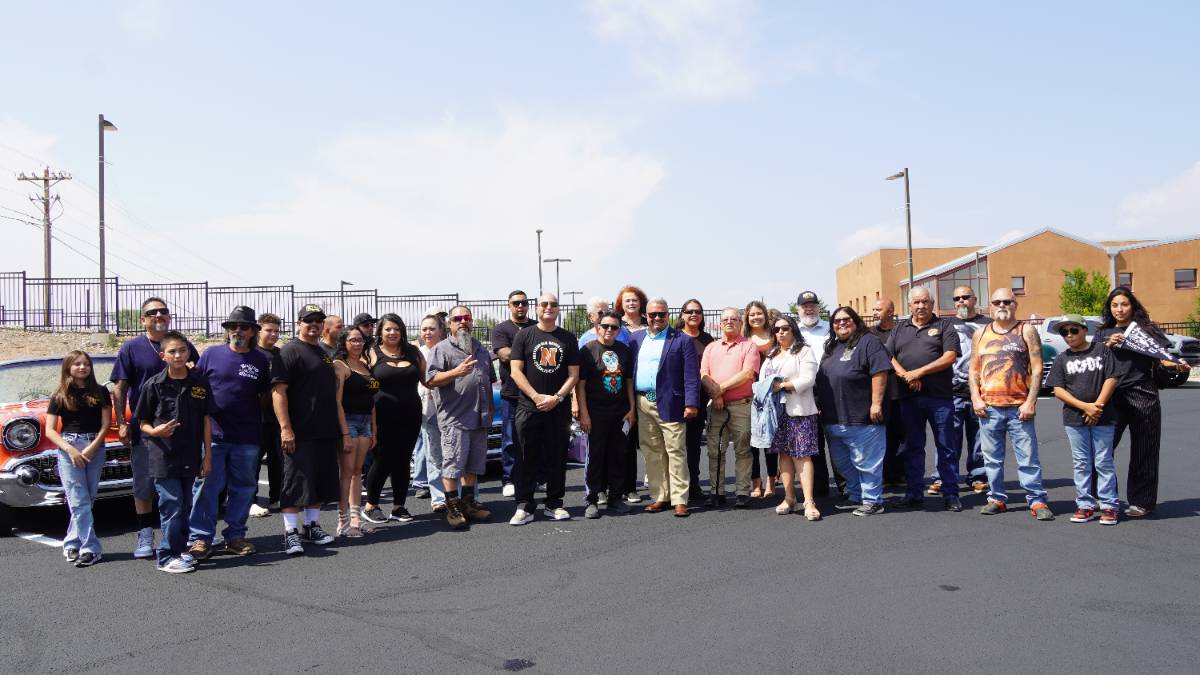 President Balderas with Senator Leo Jaramillo and LOS GUYS CC